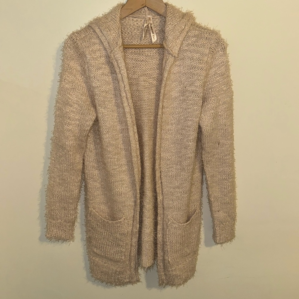 ASHLEY by 26 International Knitted With Love Womens Open Front Cardigan Size L